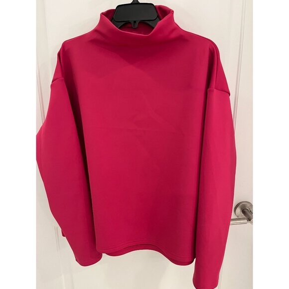 NWOT Aday Like a Boss Pullover Top in Fuschia Pink Size XL - Picture 3 of 7